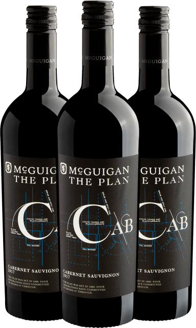 Kit 3 McGuigan The Plan Cabernet Sauvignon 2017