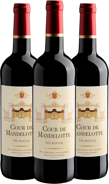 Kit 3 Cour de Mandelotte Red Medium-Sweet Suave