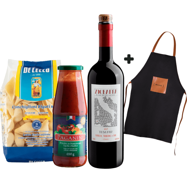 Kit Jantar com ZioBaffa + Avental Exclusivo