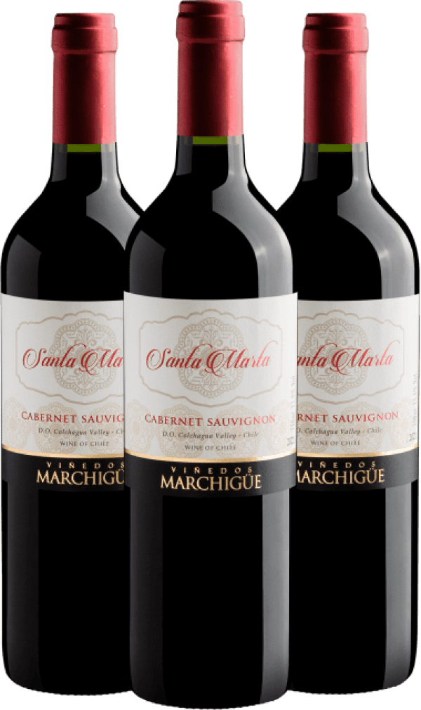 Kit 3 Santa Marta Cabernet Sauvignon | R$44,90 por garrafa