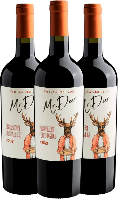 Kit 3 Mr. Deer Cabernet Sauvignon Colchagua Valley D.O. 2021