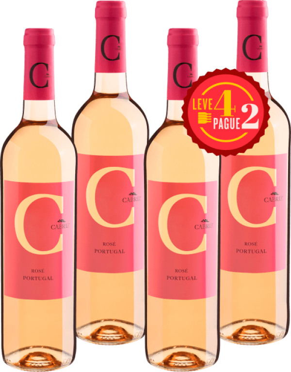 Leve 4 Pague 2 C de Cabriz Rosé