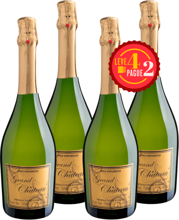 Leve 4, Pague 2: Grand Château Du Soleil Vino Espumoso Extra Brut