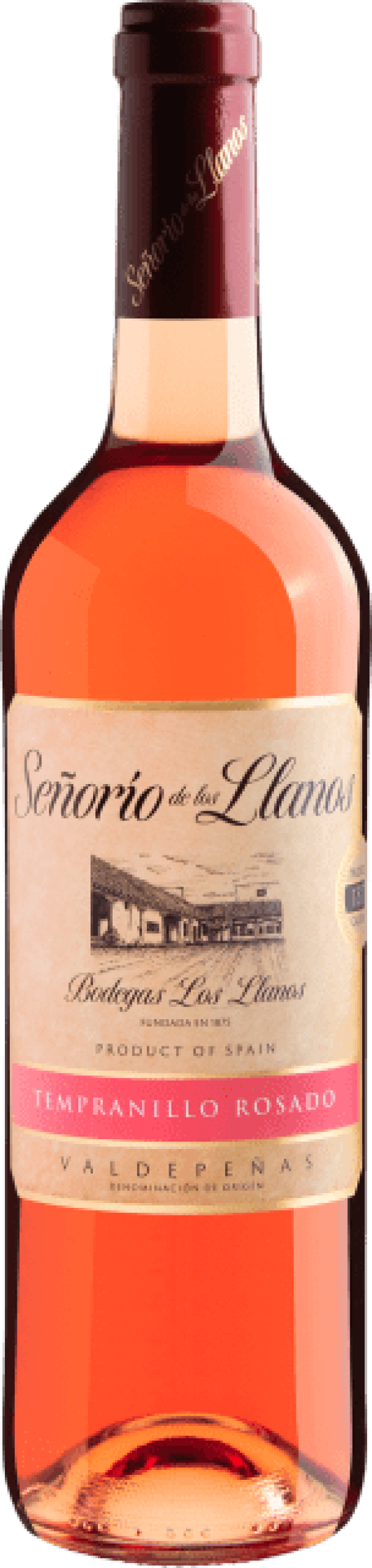 Señorio de los Llanos Tempranillo Rosado Valdepeñas D.O.