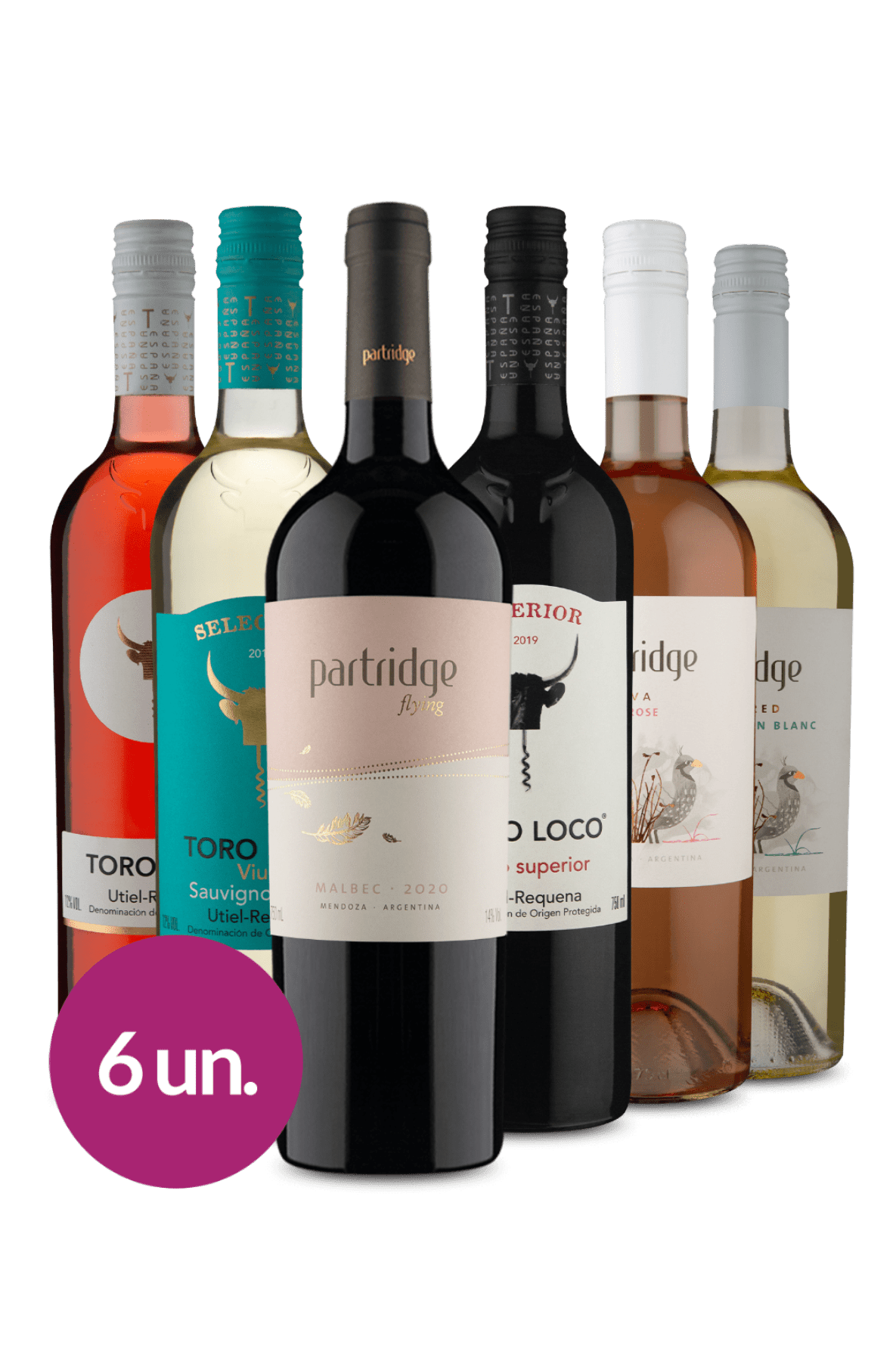 Kit 6 - Mix Partridge e Toro Loco