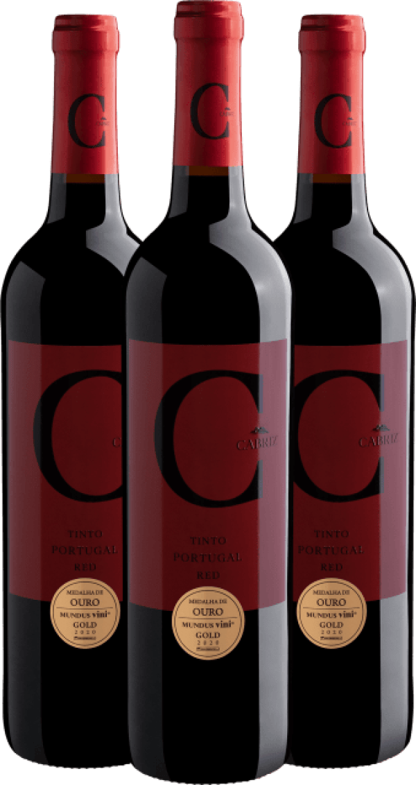 Kit com 3 C de Cabriz Tinto