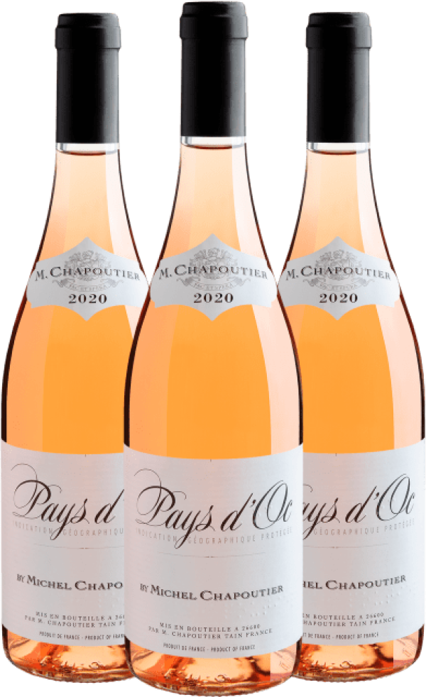 Kit 3 M. Chapoutier Pays d'Oc Rosé 2020