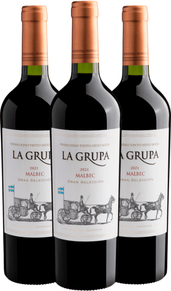Kit 3 La Grupa Gran Selección Malbec 2021