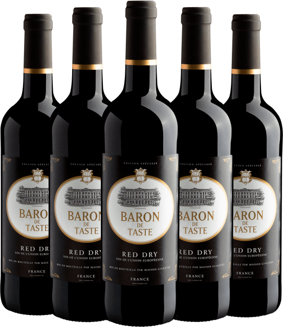 Kit 5 Baron de Taste Édition Spéciale Red Dry