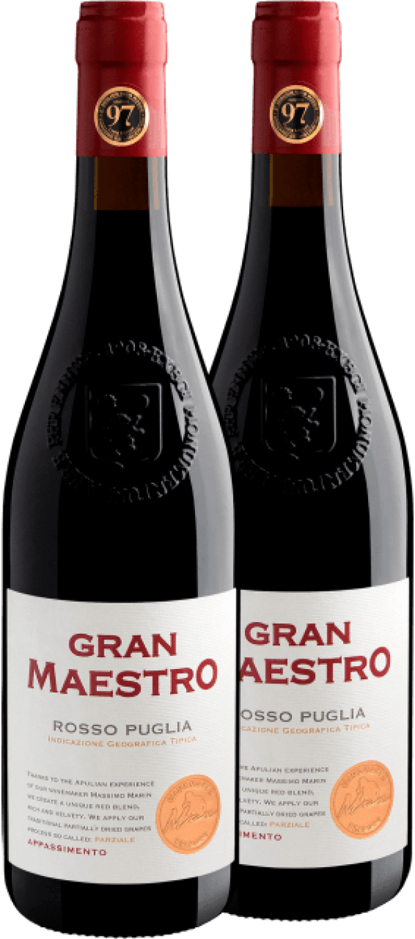 Kit 2 Gran Maestro Rosso Appassimento Puglia