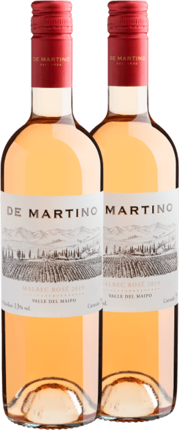 Kit 2 De Martino Malbec Rosé Valle del Maipo D.O. 2019
