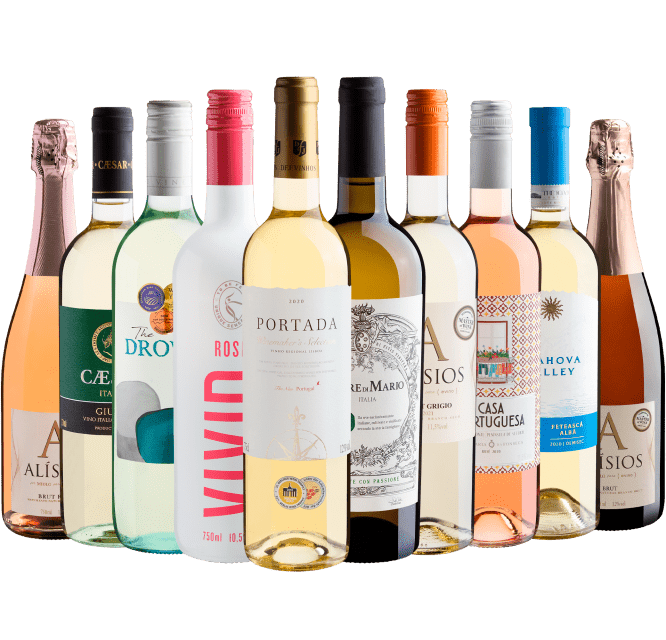 Kit 10 Vinhos Refrescantes por R$549,00 + Frete Grátis