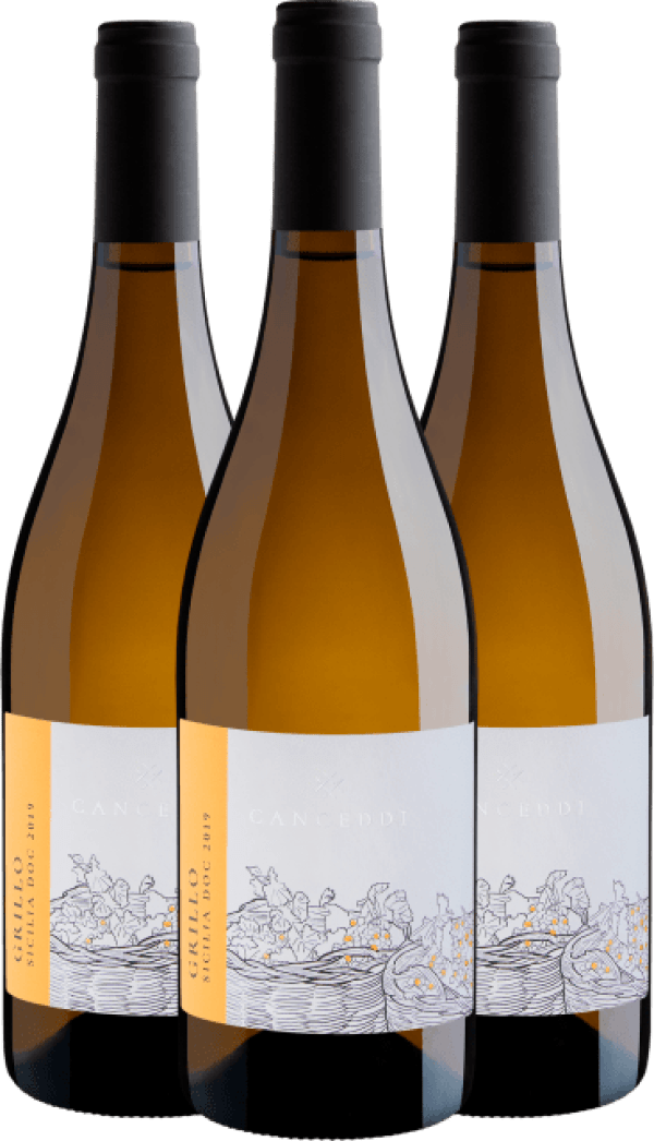Kit 3 Canceddi Grillo Sicilia DOC 2019