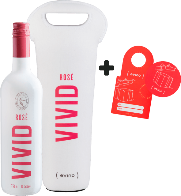 Kit Vivid Rosé + Salva Gotas + Porta Vinho