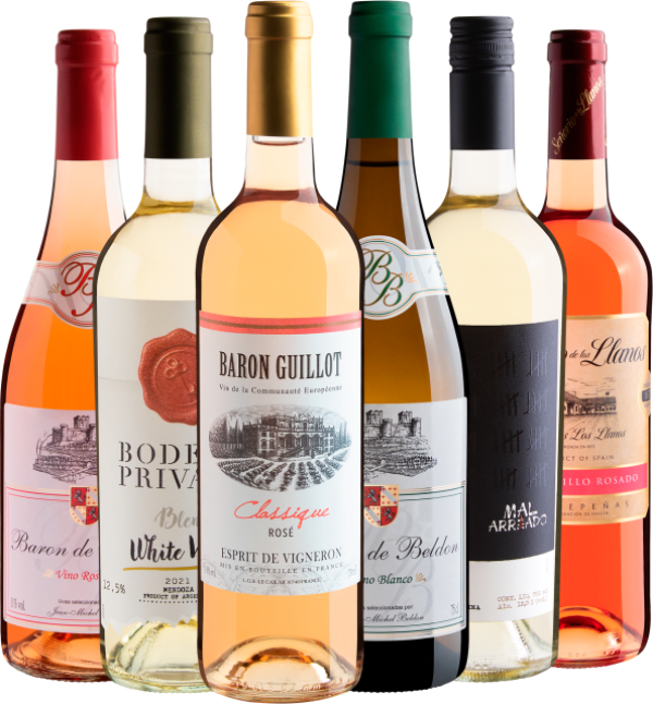 Kit Vinhos Brancos e Rosés