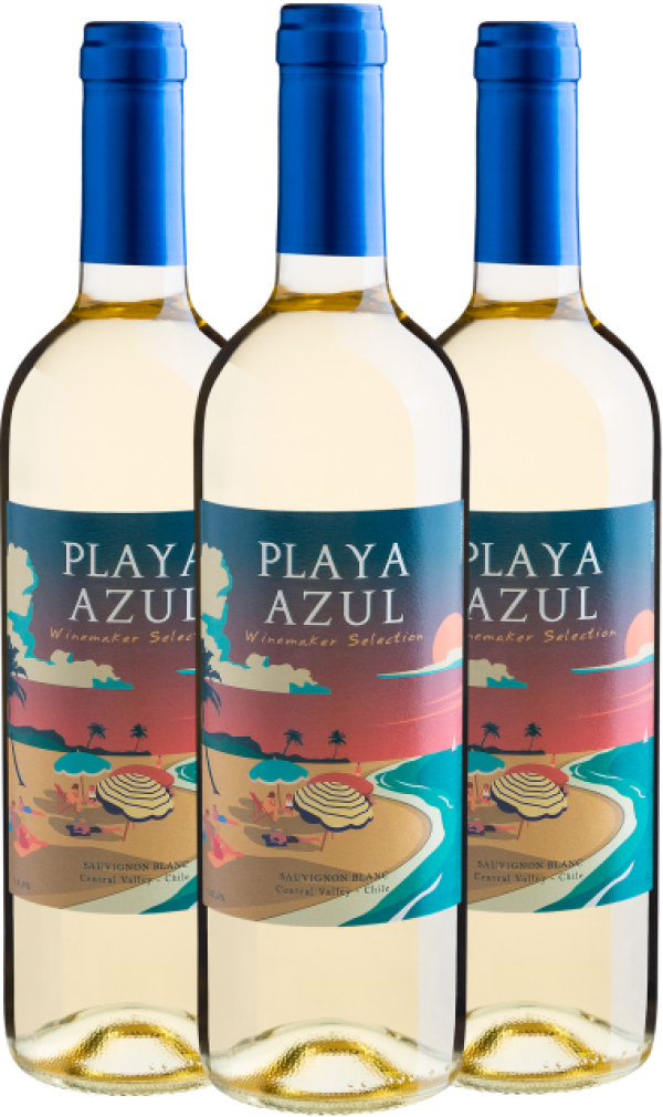 Kit 3 Playa Azul Winemaker Selection Sauvignon Blanc