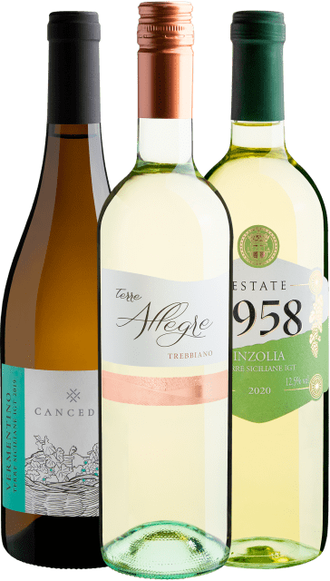 Kit 3 Vinhos Brancos Italianos