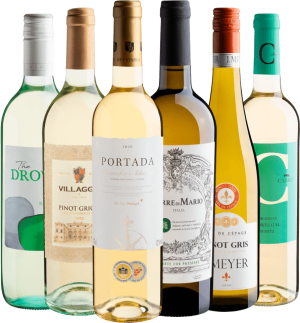 Kit Sexteto Vinho Branco com Portada Branco