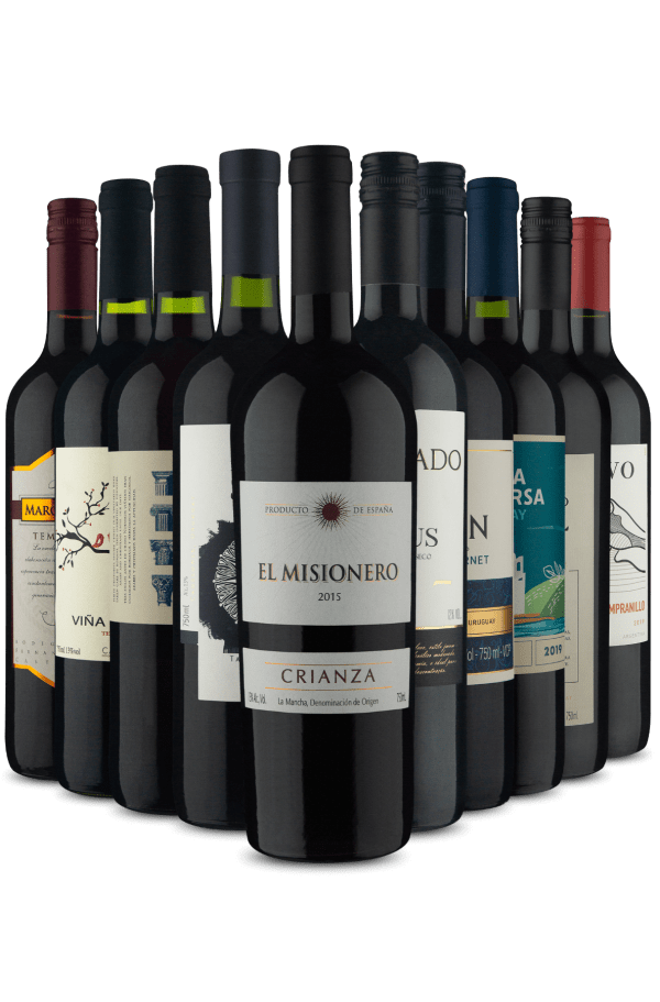 Kit Especial Uvas Tempranillo e Tannat (10 Vinhos)