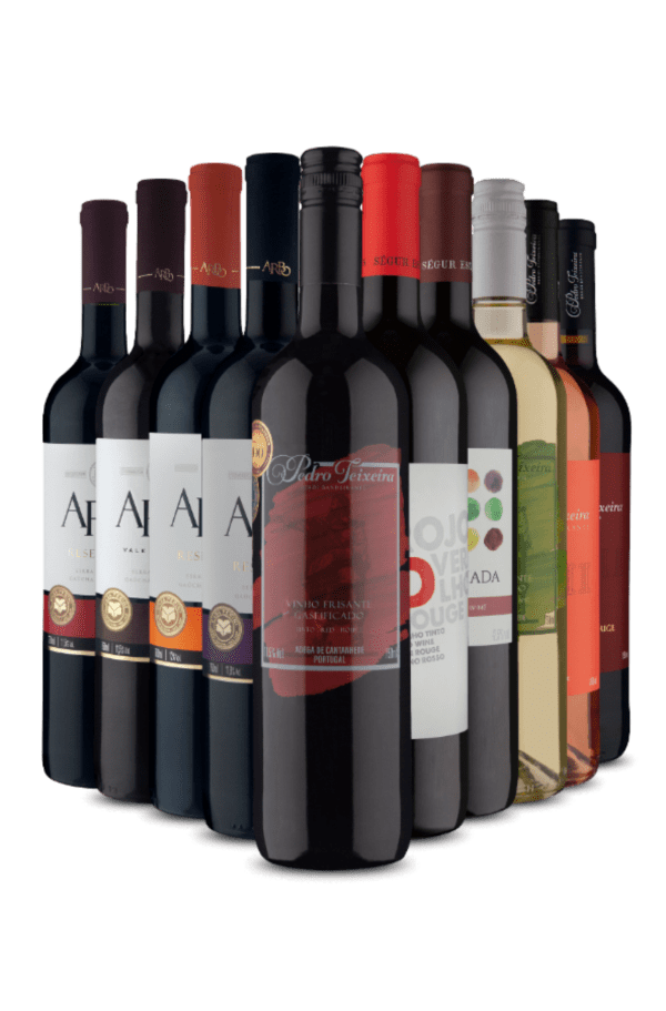 Kit Brasil x Portugal (10 Vinhos)