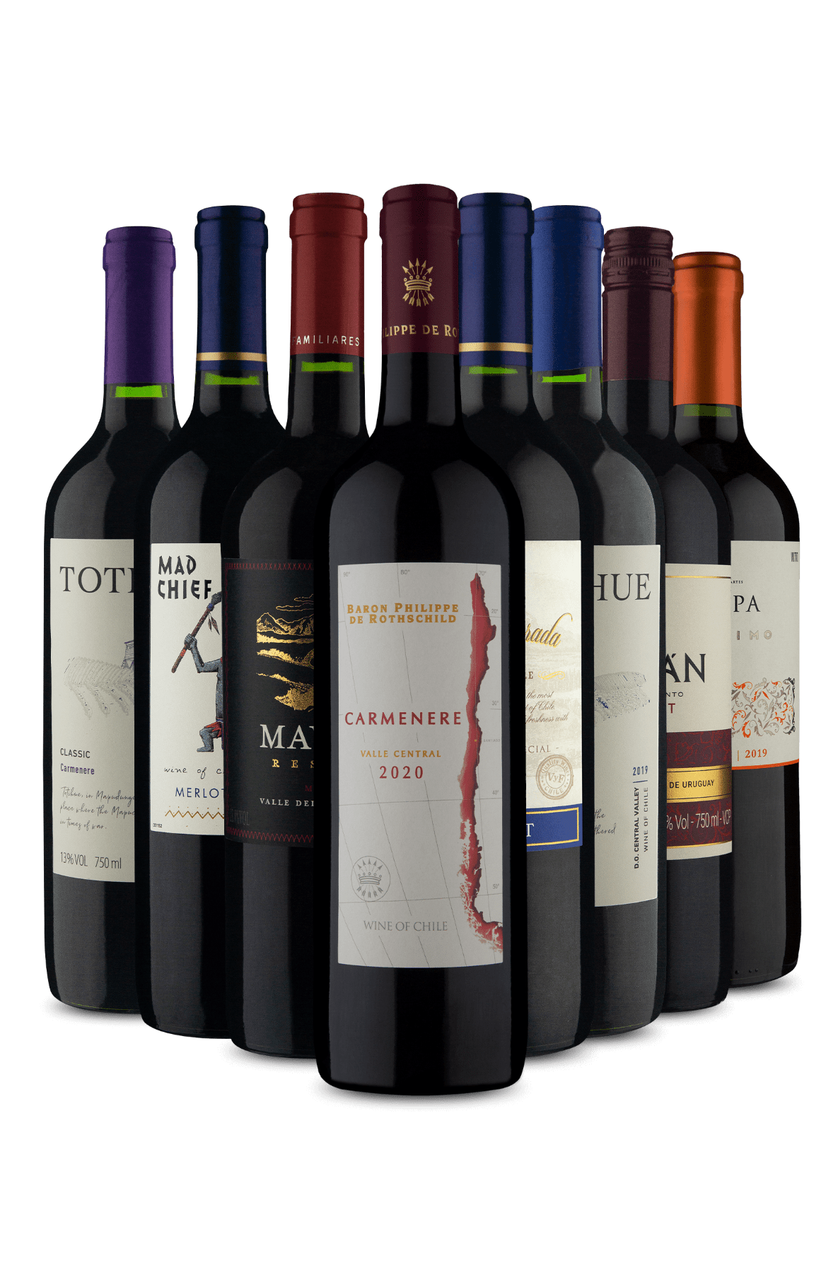 Kit Os Melhores Vinhos Tintos (8 Vinhos)