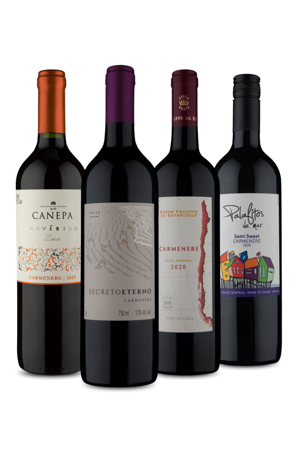 Kit Quarteto Chilenos Selecionados (4 Vinhos)