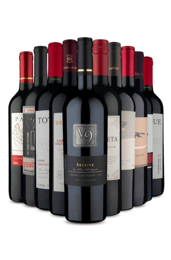 Kit Cabernert Incríveis (10 Vinhos)