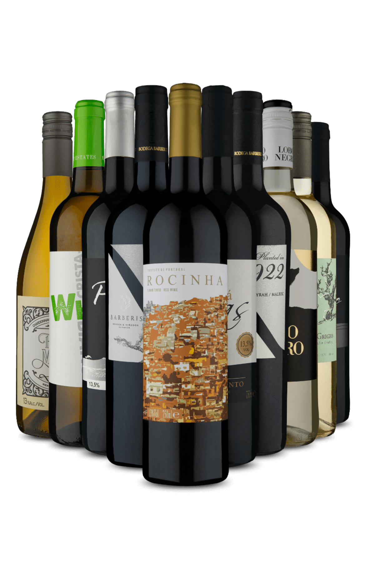 Kit Vinhos Exuberantes (10 Vinhos)