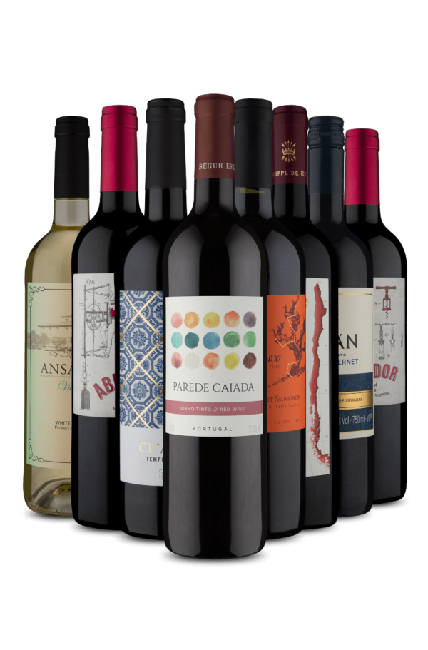 Kit Tintos TURBINADOS de renome (8 Vinhos)