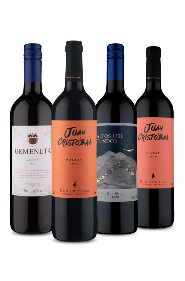 Kit 4 Tintos Bão Demais da Conta (4 Vinhos)
