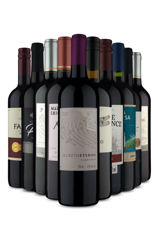 Kit Vinhos Meio Secos Maravilhosos (10 Vinhos)