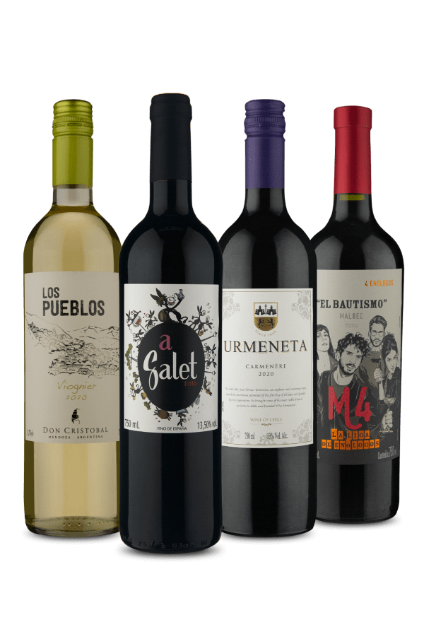 Kit 4 - Tintos Premium Sensasionais (4 Vinhos)