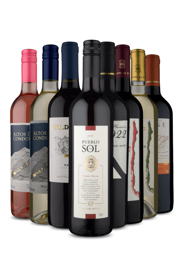 Kit 8 - Leveza e Estilo (8 Vinhos)