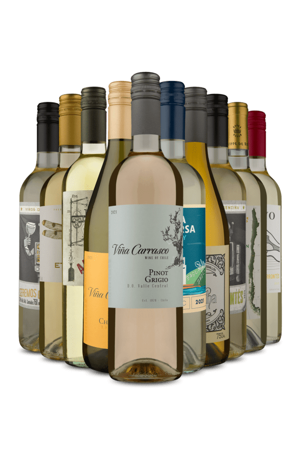Kit 10 - 100% Brancos com Estoque Limitado (10 Vinhos)