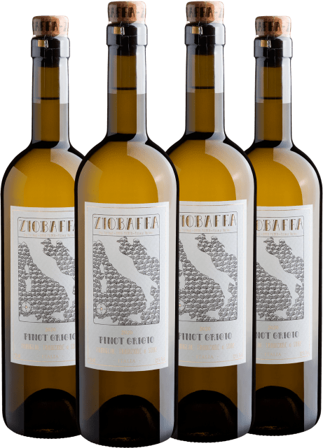 Kit 4 ZioBaffa Pinot Grigio 2020