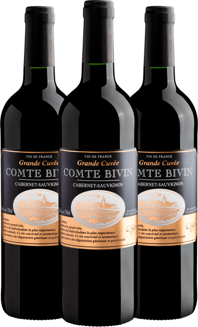 Kit 3 Comte Bivin Cabernet Sauvignon 2020