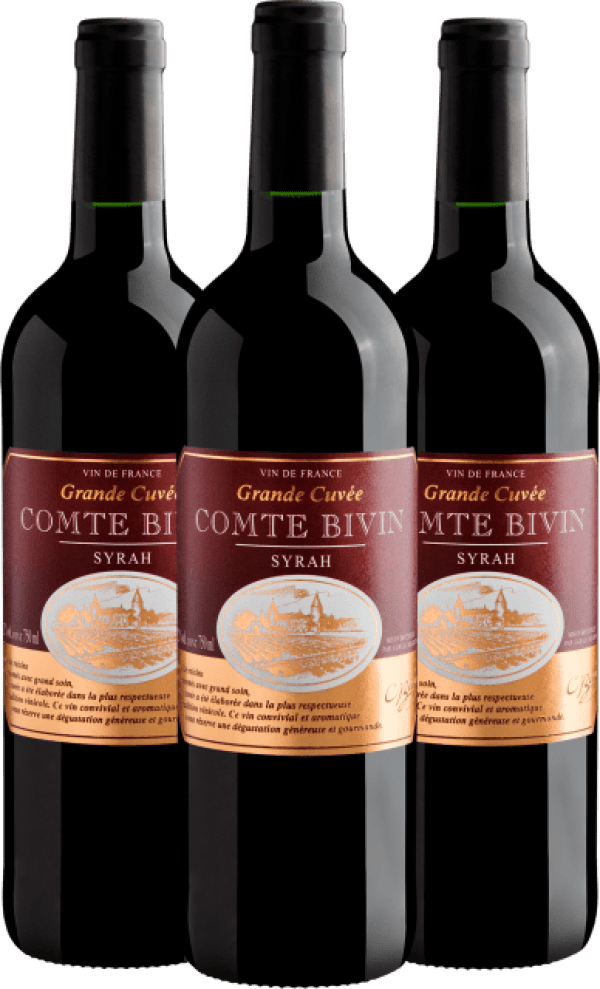 Kit 3 Comte Bivin Syrah 2020