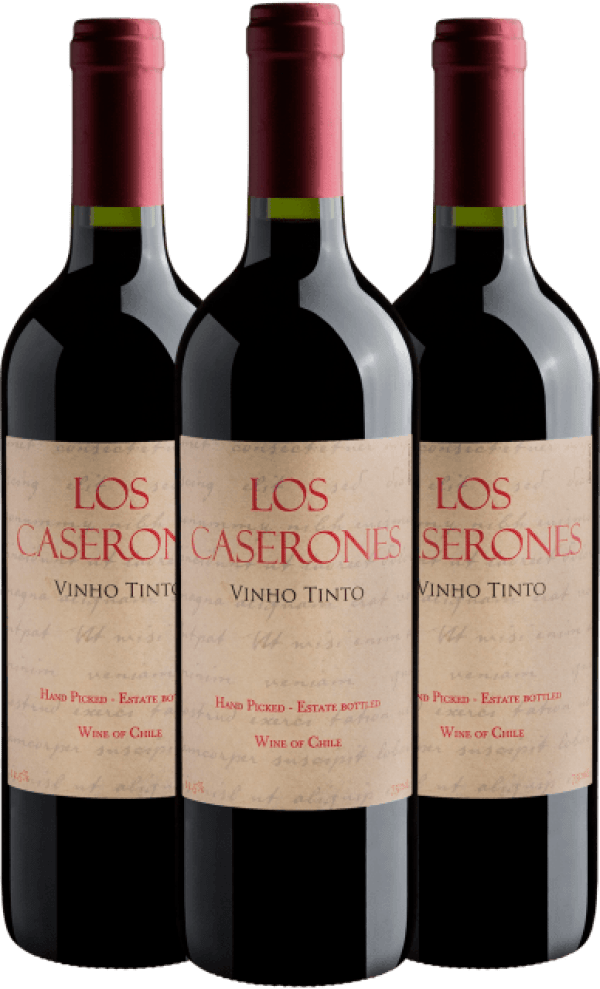 Kit 3 Los Caserones Vinho Tinto