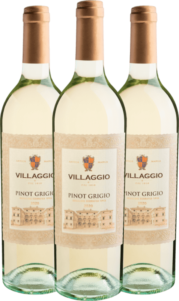 Kit 3 Antica Marca Villagio Dal 1818 Pinot Grigio