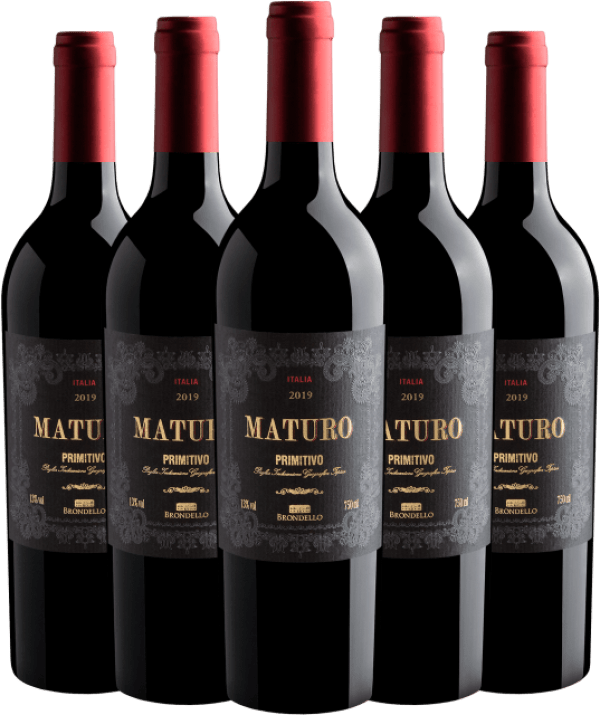 Kit 5 Brondello Maturo Primitivo Puglia IGT