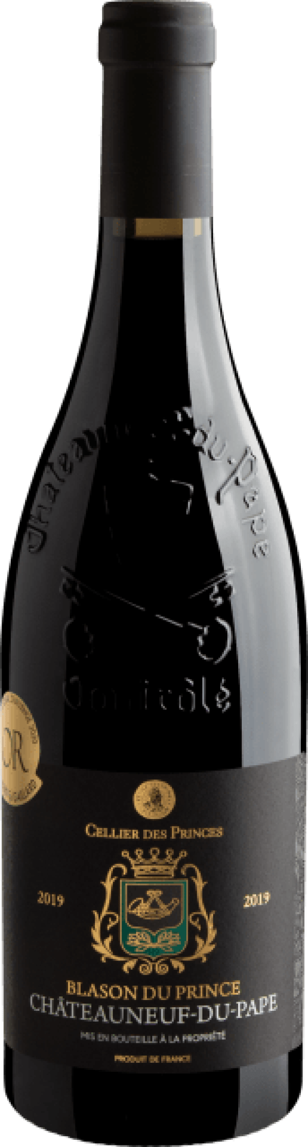 Cellier des Princes Blason du Prince Châteauneuf-du-Pape AOP 2019