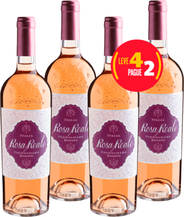 Leve 4 Pague 2 Rosa Reale Negroamaro Rosato 2019