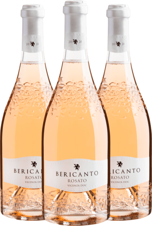 Kit 3 Bericanto Rosato Vicenza DOC 2020