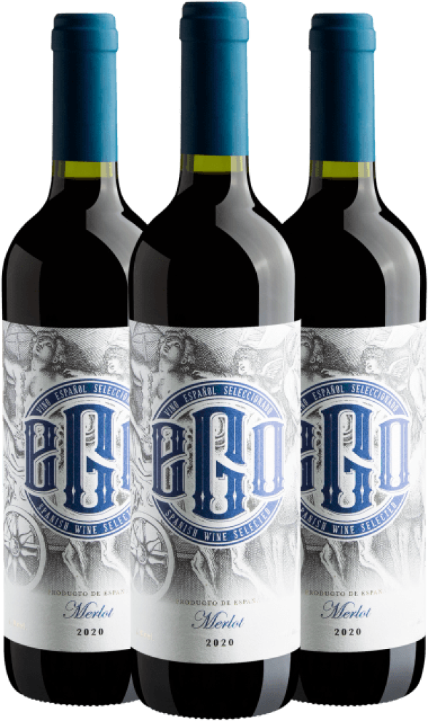 Kit 3 Ego de Bacco Merlot 2020 + Frete Grátis