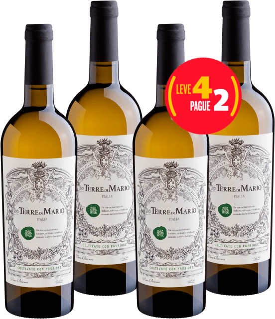 Leve 4, Pague 2: Terre di Mario Vino Bianco-Abboccato
