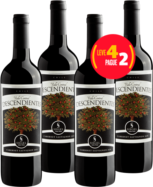 Leve 4, Pague 2: Descendientes Cabernet Sauvignon Valle Central D.O. 2020