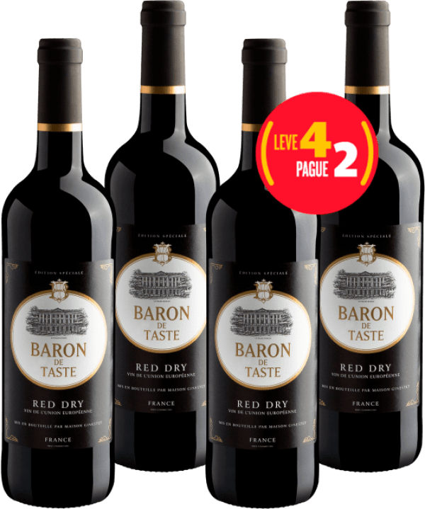 Kit Leve 4 Pague 2: Baron de Taste Édition Spéciale Red Dry