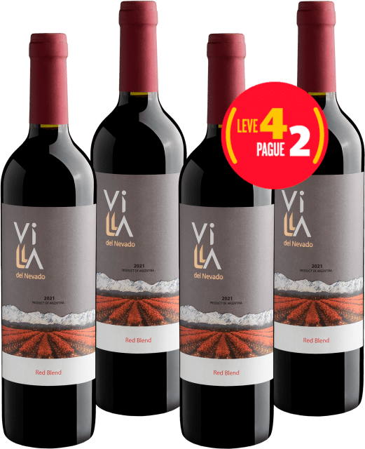 Kit Leve 4 Pague 2 Tinto argentino para apreciar no dia a dia