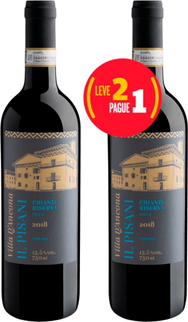 Leve 2 Pague 1 Villa D’Ancona IL Pisani Chianti Riserva DOCG 2018
