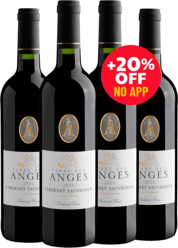 Kit Quarteto Terre des Anges Cabernet Sauvignon 2020